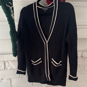 J.Crew Charcoal Ribbed Sweater